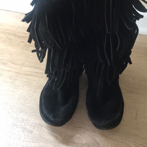 3-layer fringe boot Minnetonka - Picture 4 of 5